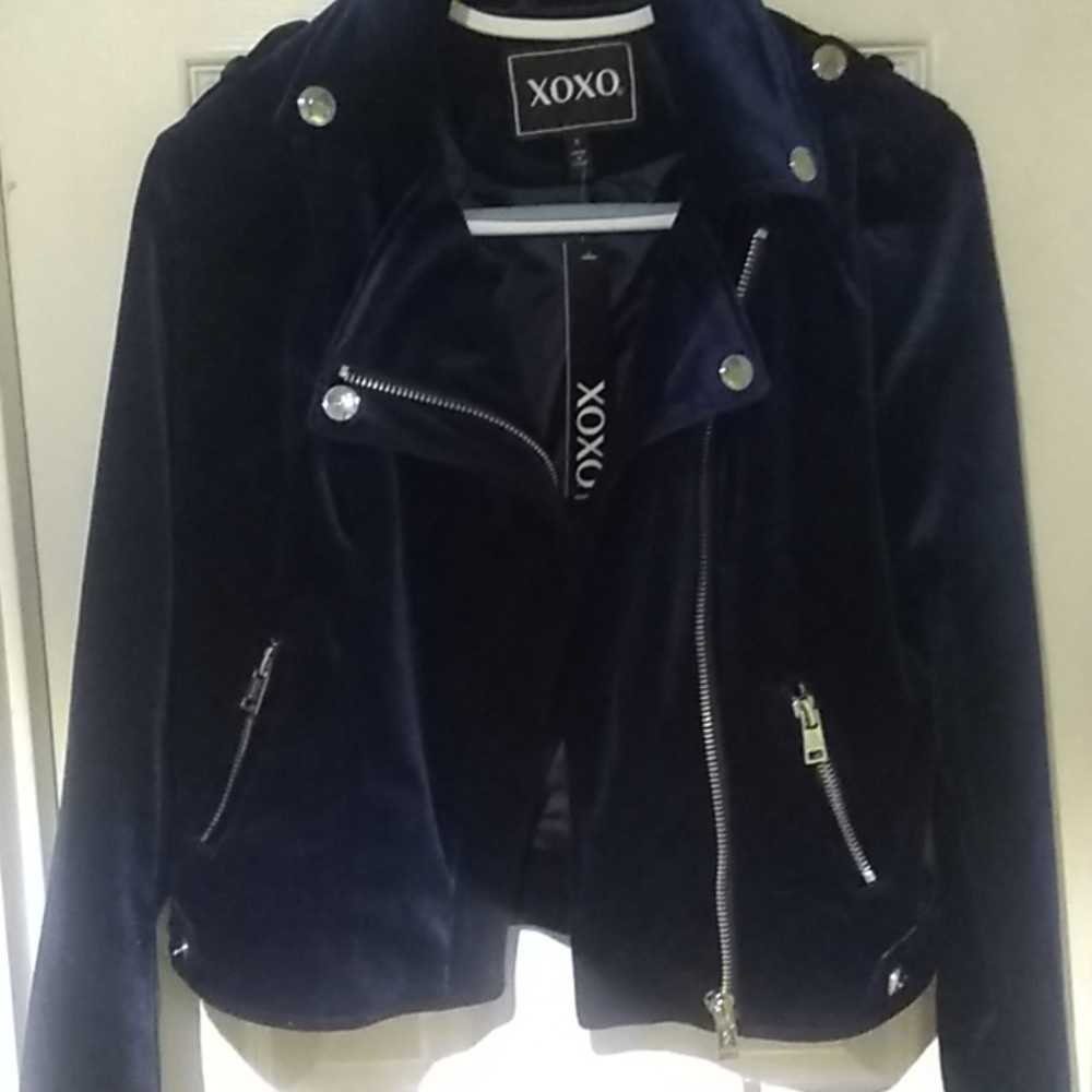 XOXO velvet jacket